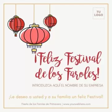 Edita un banner de Spring Festival