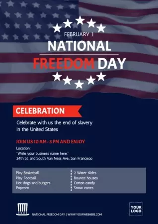 Edit a Freedom Day banner