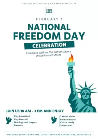 Edit a Freedom Day banner