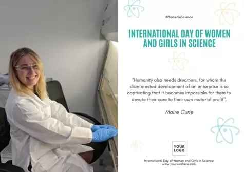 Edit a banner on Women in Science