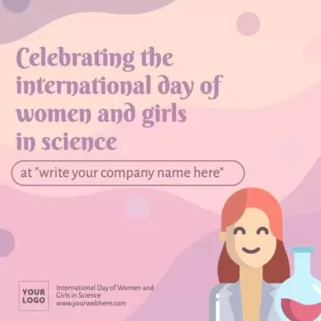 Edit a banner on Women in Science