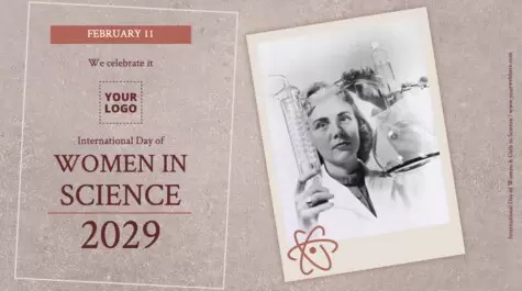 Edit a banner on Women in Science