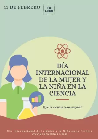 Edita un folleto de Mujeres Científicas