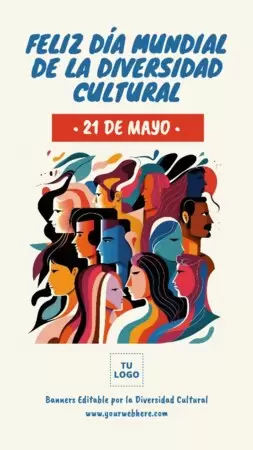 Edita flyers de la Diversidad Cultural