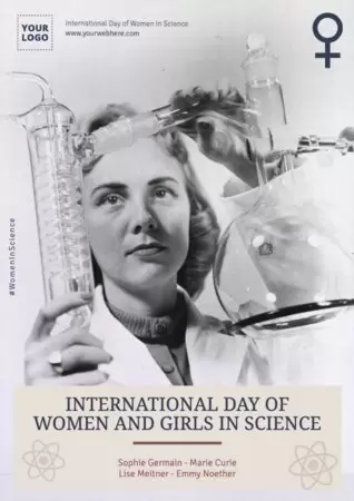 Edit a banner on Women in Science