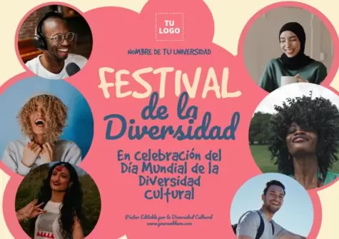 Edita flyers de la Diversidad Cultural