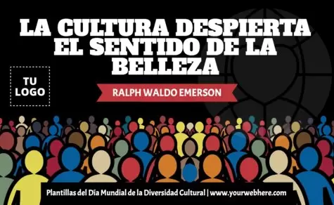 Edita flyers de la Diversidad Cultural