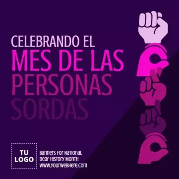 Edita un flyer del Día de la Sordera