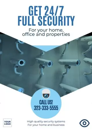 Edit a security camera sign