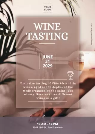 Edytuj zaproszenie na degustację wina