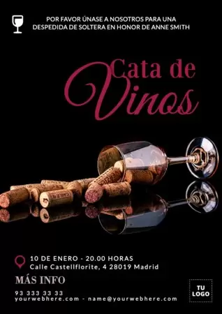 Edita un folleto de cata de vinos