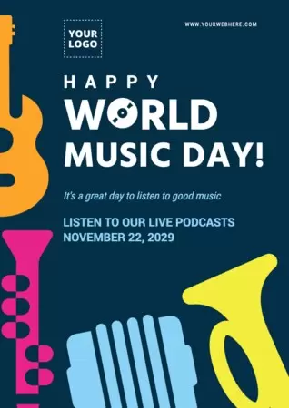 Edit a template for International World Music Day