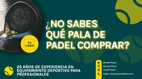 Edita un banner de Pádel