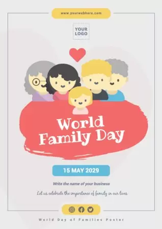 Edit a Day of Families flyer