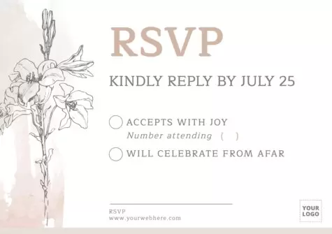 Edit a RSVP template