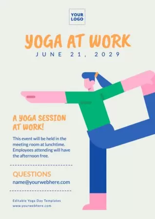 International Yoga Day Poster Templates