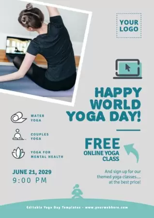 International Yoga Day Poster Templates