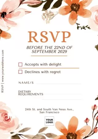 Edit a RSVP template