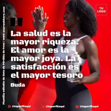 Edita un flyer sobre Perder Peso