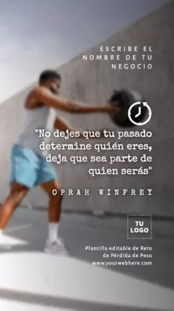 Edita un flyer sobre Perder Peso