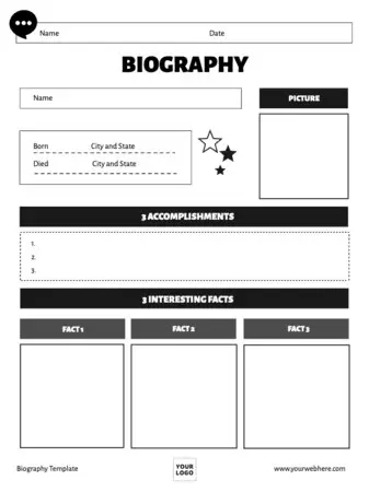 Edit a Bio template