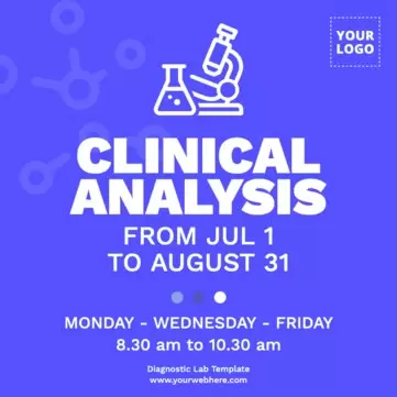 Edit a Diagnostic Lab flyer