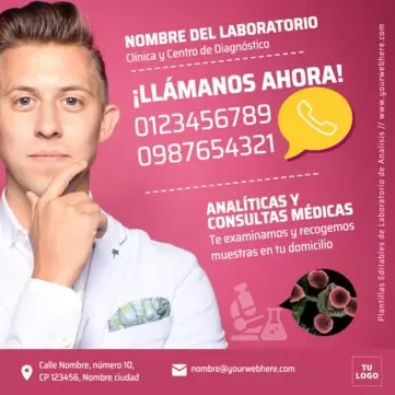 Edita un flyer de Análisis