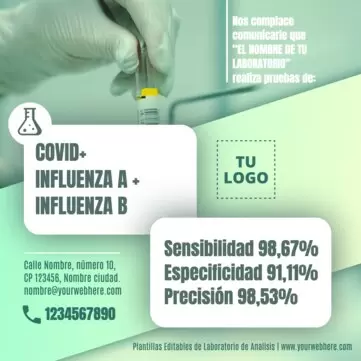 Edita un flyer de Análisis