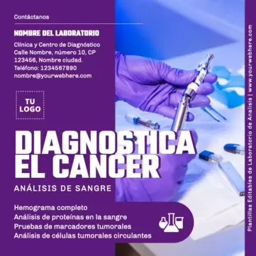 Edita un flyer de Análisis