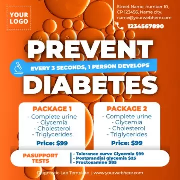 Edit a Diagnostic Lab flyer