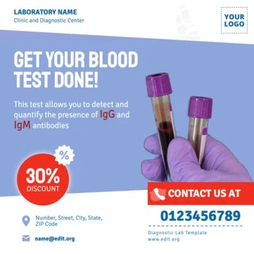 Edit a Diagnostic Lab flyer