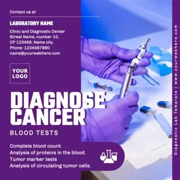 Edit a Diagnostic Lab flyer