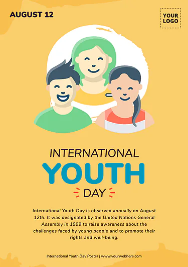 International Youth Day Poster Templates