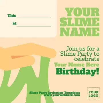 Edit a Slime invitation