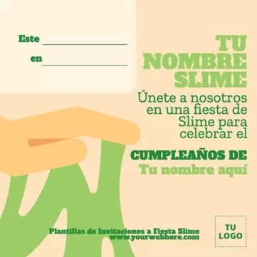 Edita un flyer de Slime