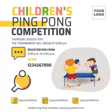 Edit a Ping Pong poster