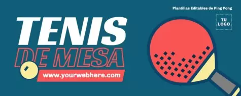 Edita un flyer de Tenis Mesa