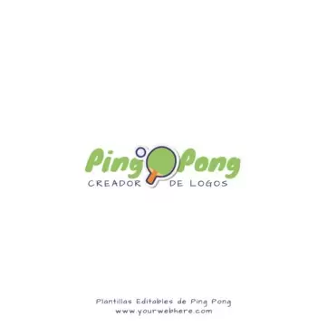 Edita un flyer de Tenis Mesa