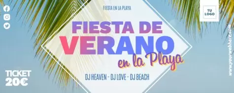 Edita un anuncio de Fiesta en la Playa