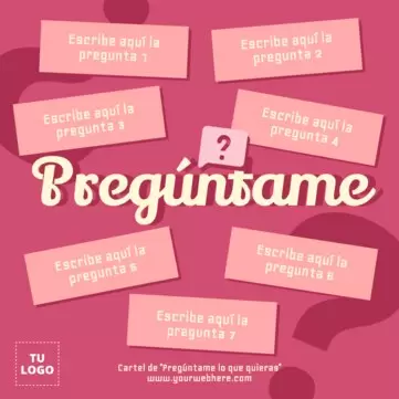 Edita una tarjeta de Pregúntame