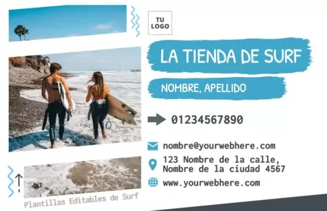 Edita un cartel de Surf