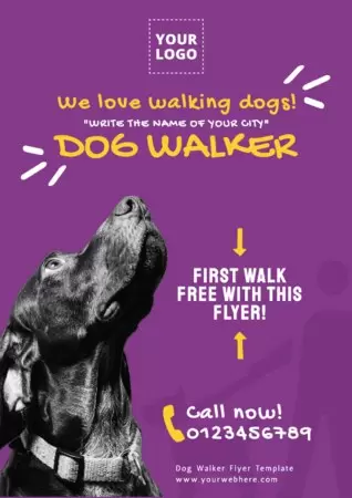 Make a design for dog walkers
