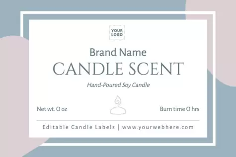 Custom Candle Labels Template, Candle Jar Editable Label Design, DIY Candle  Stickerunwind (Instant Download) 