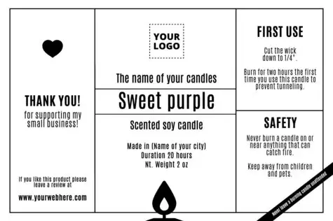 How To Make Labels For Candles