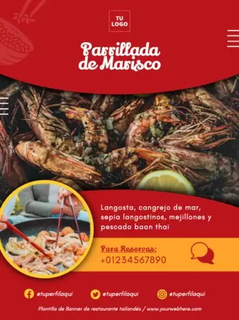 Edita un menú Tailandés