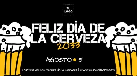 Edita un flyer de Cerveza