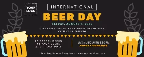 Edit a Beer Day flyer