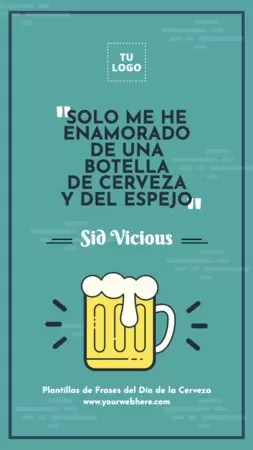Edita un flyer de Cerveza
