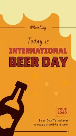 Edit a Beer Day flyer