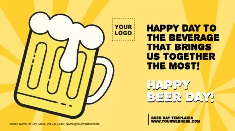 Edit a Beer Day flyer